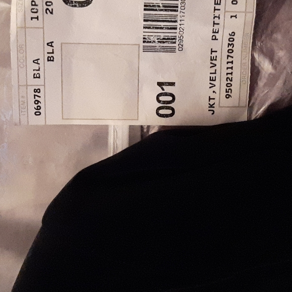 C & W, BOLERO CROP Jacket, black velvet suede, Medium & Small 8- 10- 12, NEW - Picture 6 of 10